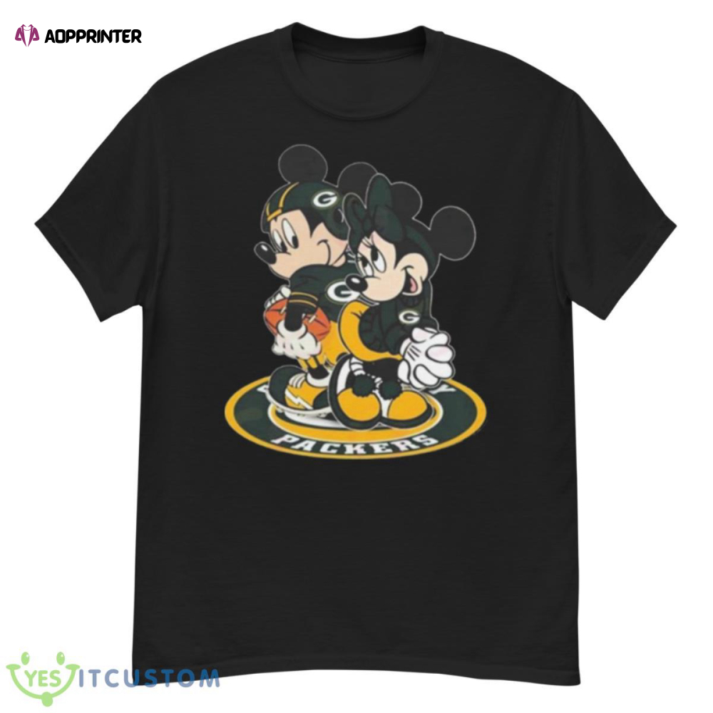 NFL Green Bay Packers Mickey Mouse And Minnie Mouse Shirt