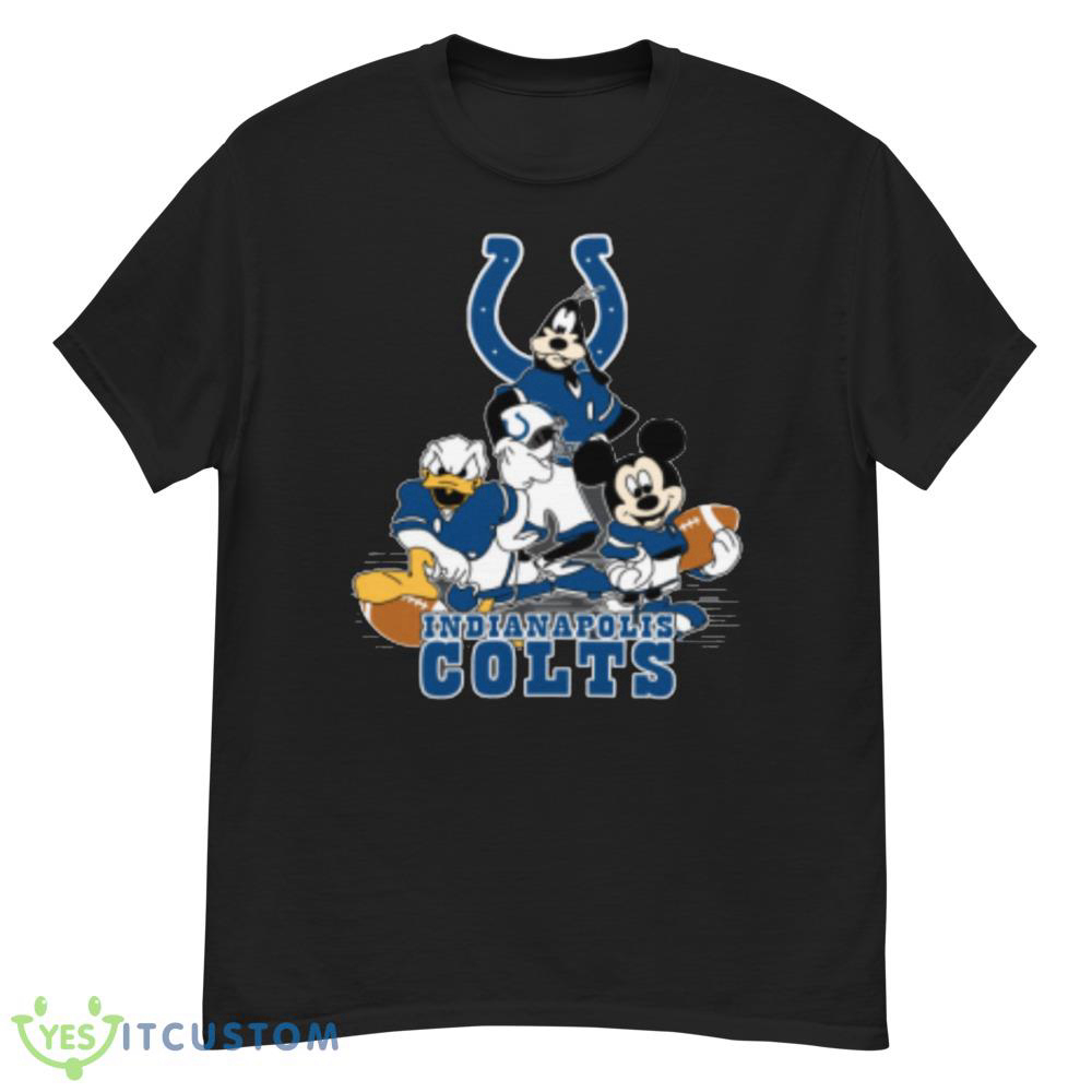 NFL Indianapolis Colts Mickey Mouse Donald Duck Goofy Football Shirt T-Shirt