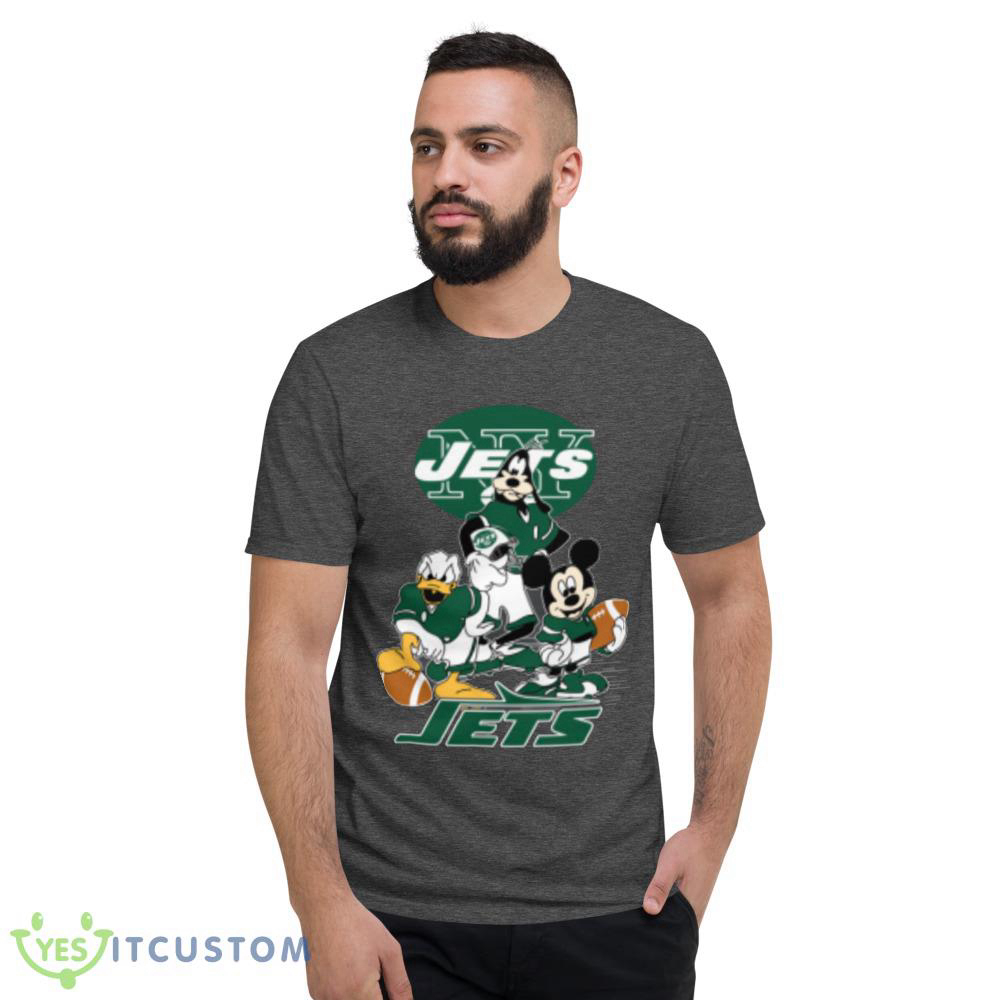 NFL New York Jets Mickey Mouse Donald Duck Goofy Football Shirt T-Shirt