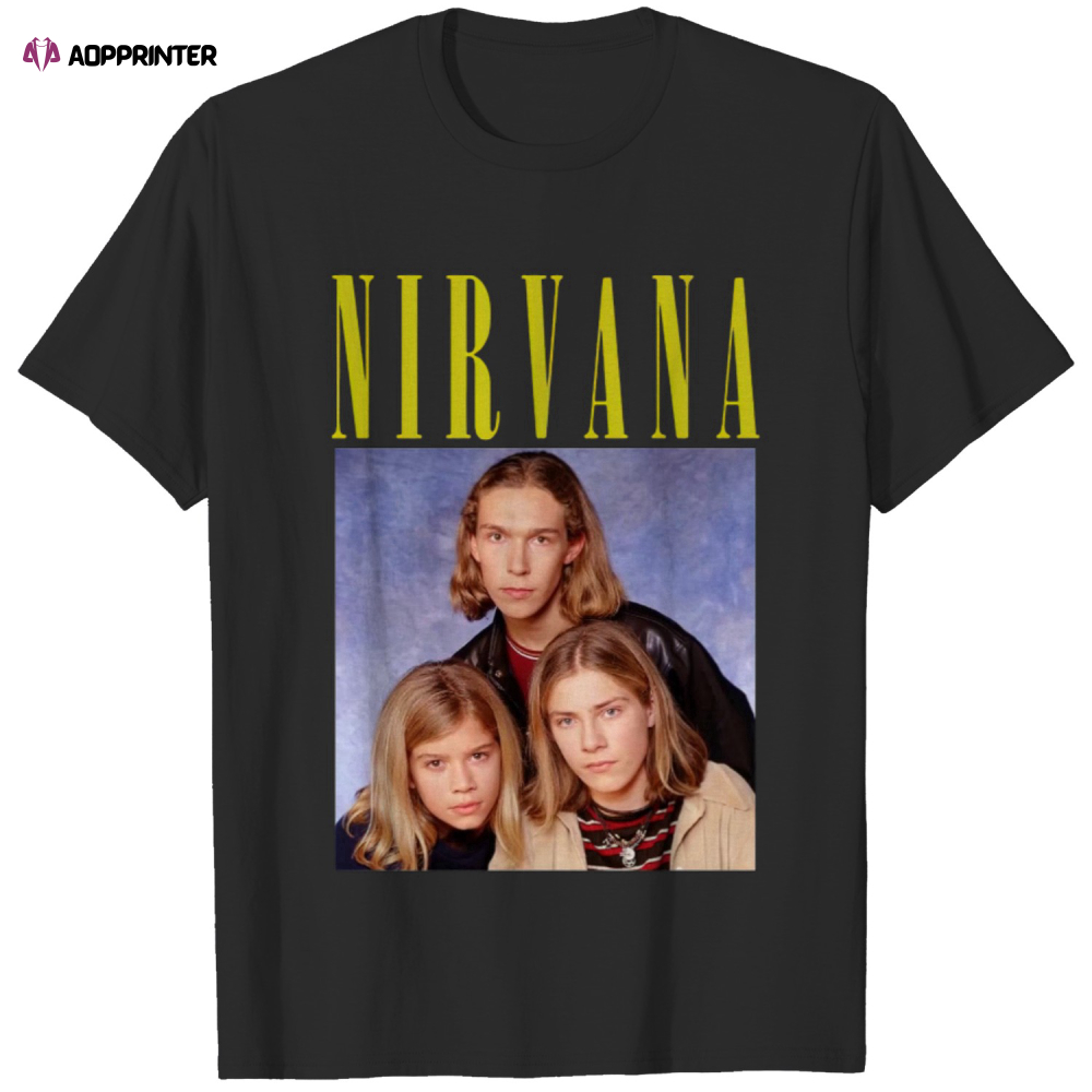 Nirvana Hanson Logo Shirt, Nirvana Vintage Shirt, Nirvana Retro Shirt