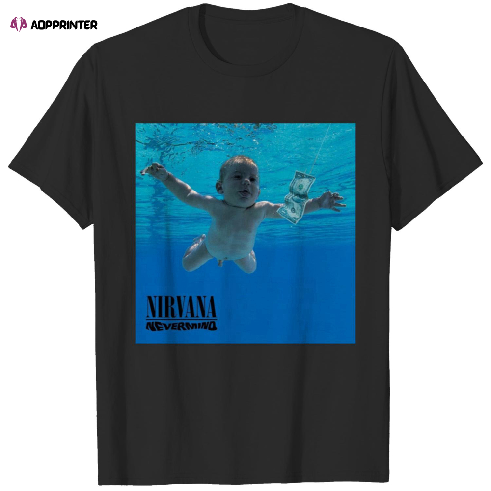 Nirvana Nevermind Music Rock Band T-Shirt