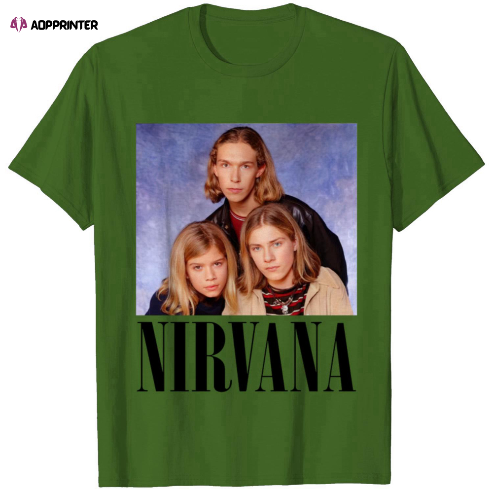 Nirvana X The Hanson Brothers Rock Band Shirt