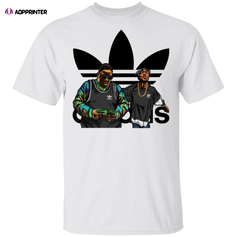 Notorious B.I.G Tupac Shakur Adidas T-Shirt, LS, Hoodie