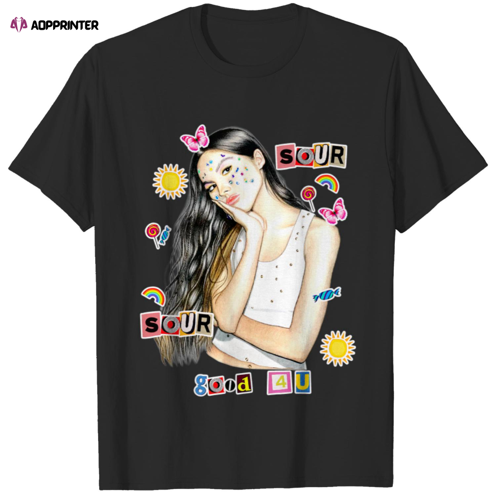 Olivia Rodrigo Sour 2021 Album T Shirt