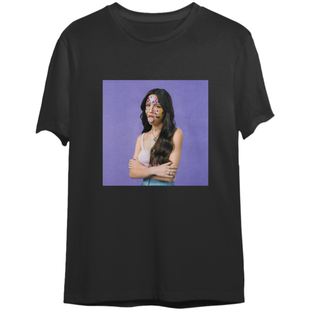 Olivia Rodrigo Sour Album Singer T-Shirt Unisex Heavy Cotton Tee
