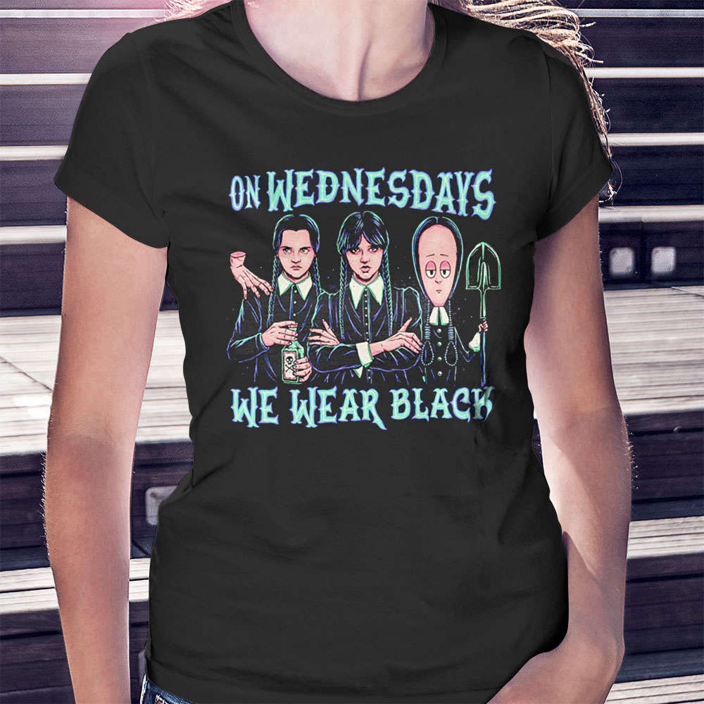 On Wednesdays We Wears Black Shirt