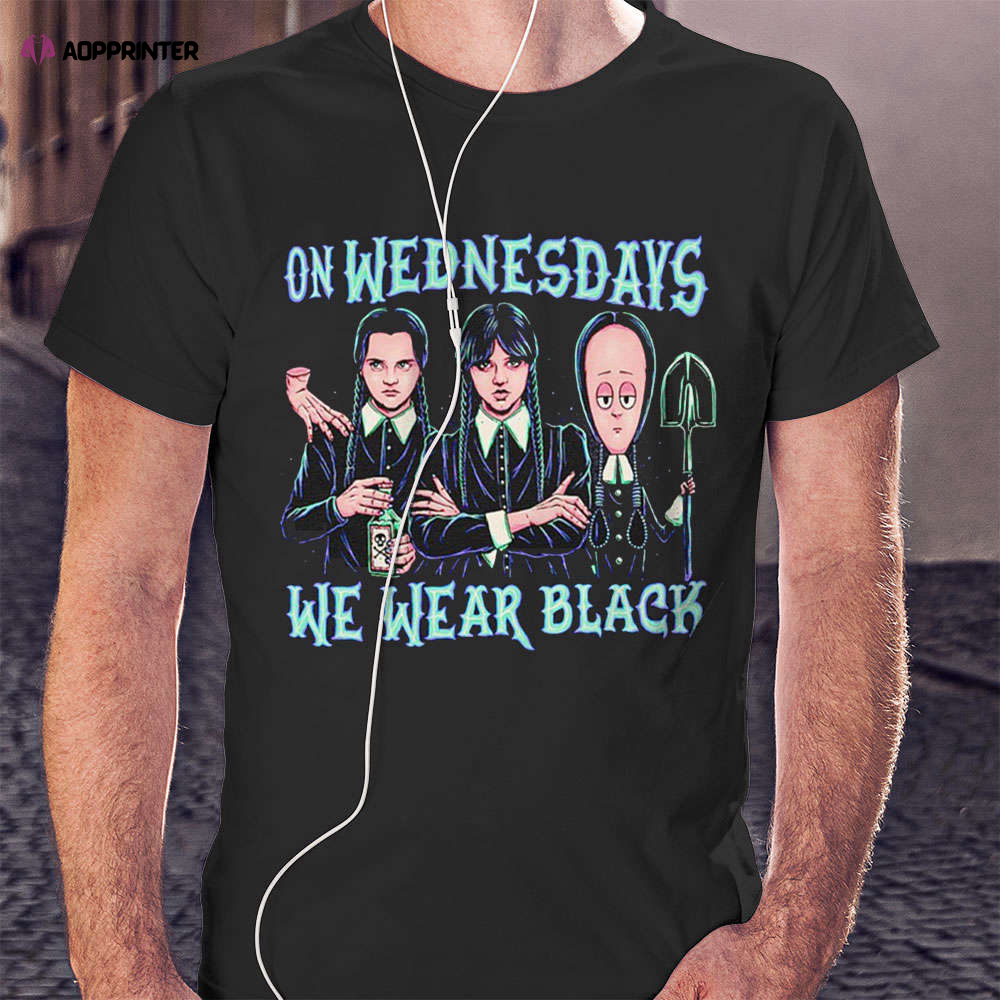 The Cellist Wednesday Addams shirt