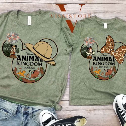 Personalised Animal Kingdom shirts, Disney Family shirts, Custom Disney Vacation shirts