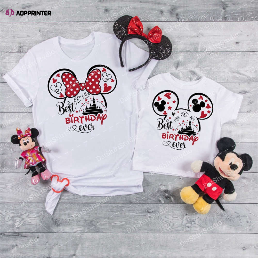 Personalized 2022 Disney Best Birthday Ever Family Matching T Shirt