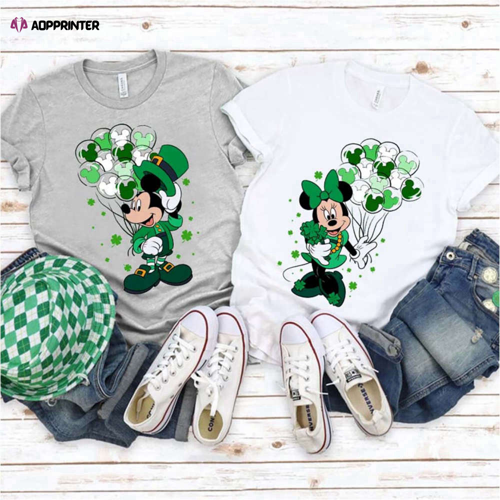 Personalized 2022 Disney St Patrick’s Day Family Matching T Shirt