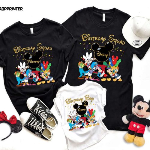 Personalized 2023 Disney Birthday Family Matching Toddler T Shirt