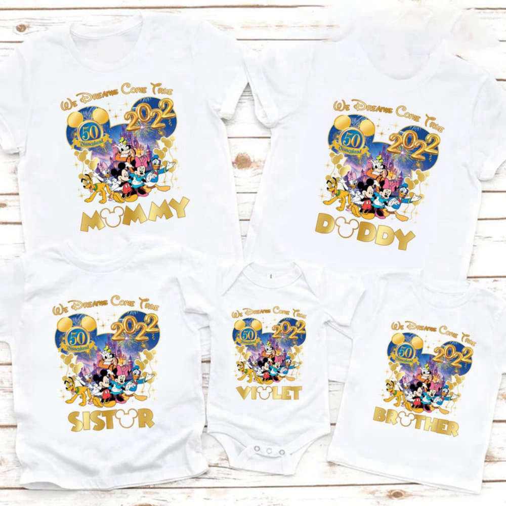 Personalized Disney 50th Anniversary 2022 Tshirt