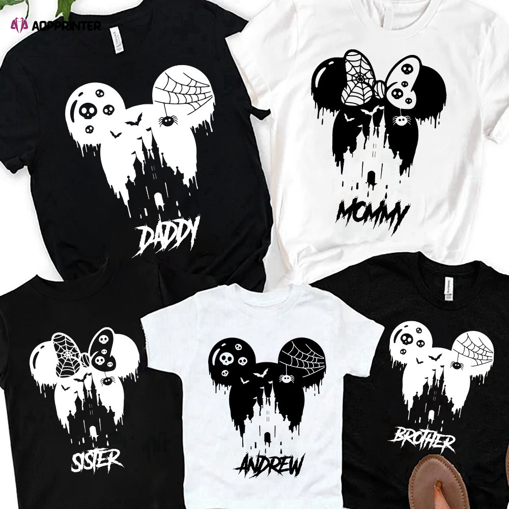 Personalized Disney Family Halloween Shirts