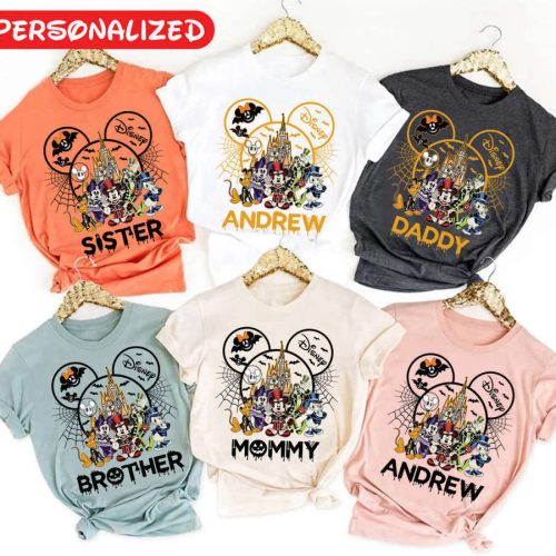 Personalized Disney Not So Scary Halloween Shirts