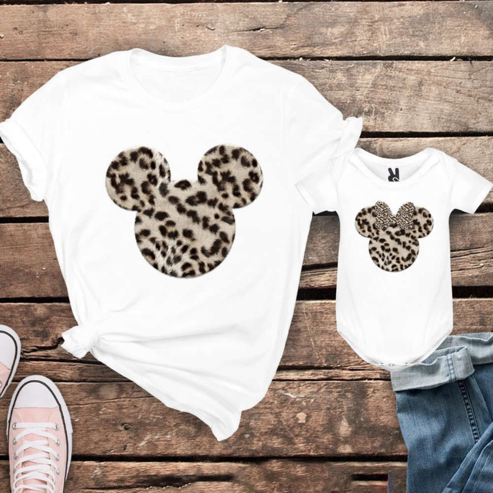 Personalized Disney Safary Shirt, Disney Minnie Mickey Mouse Leopard Print, Matching Animal Kingdom Shirts