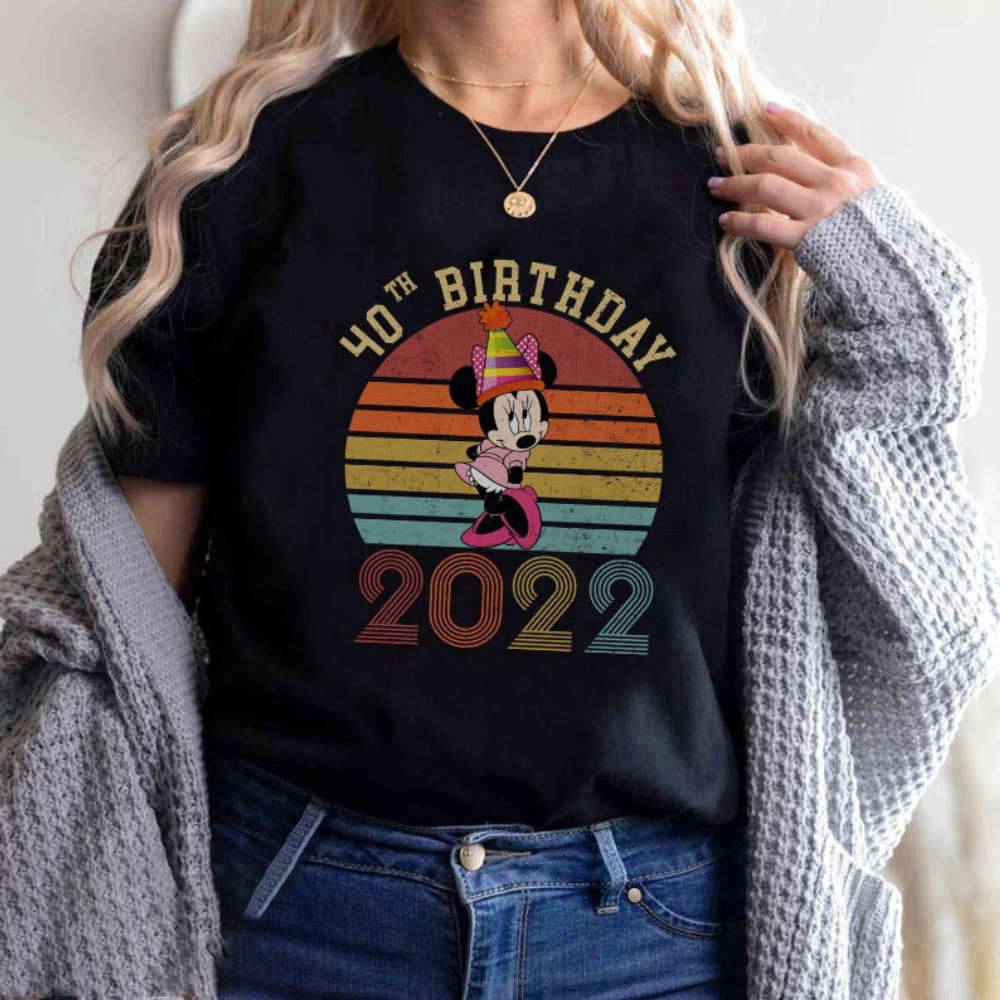 Personalized Mickey Mouse Years Old Disney Birthday 2022 T-Shirt