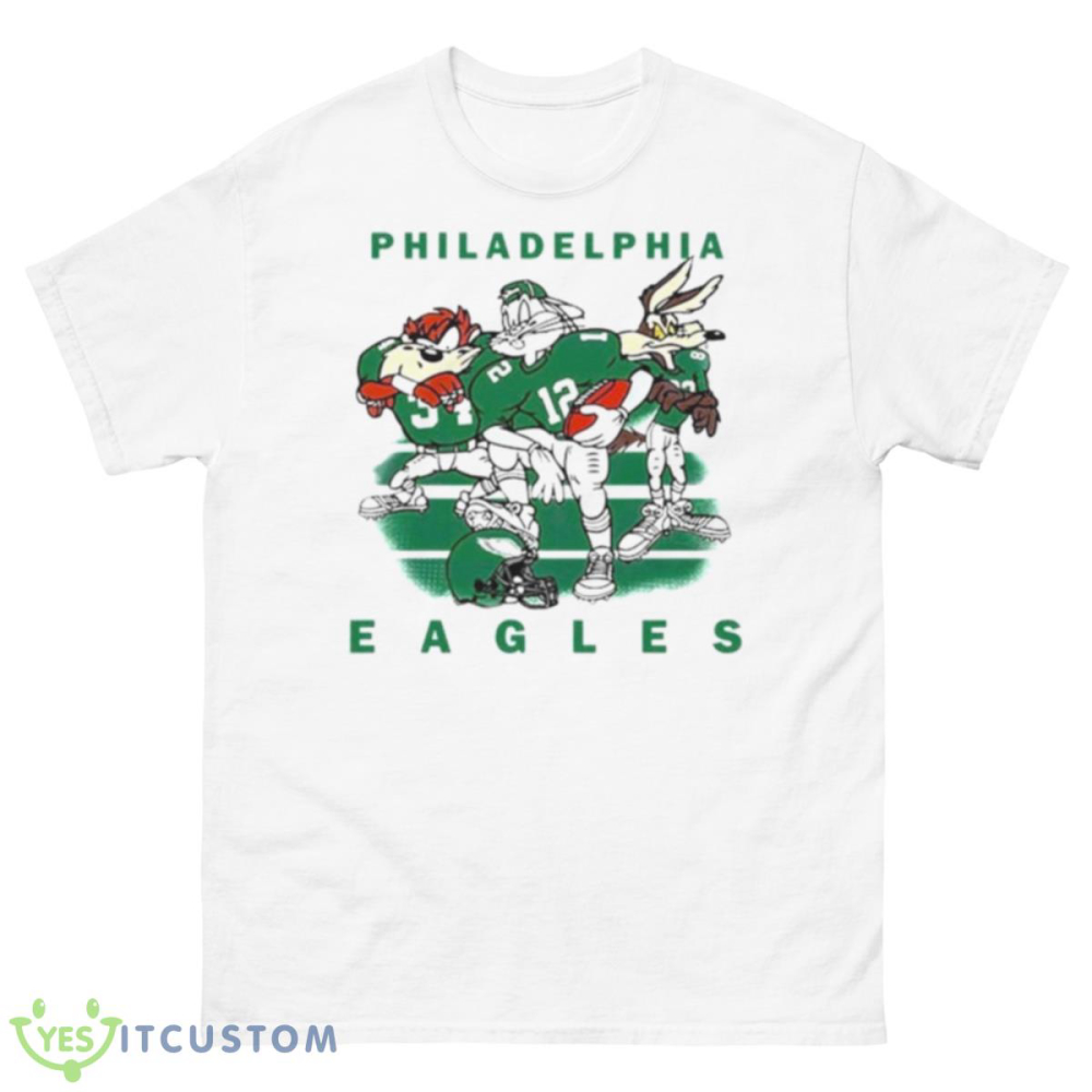 Philadelphia Eagles Looney Tunes Bugs Bunny Cartoon Shirt