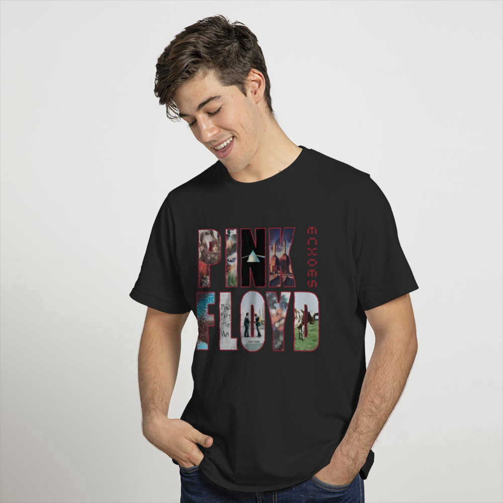 Pink Floyd Unisex Tee: Echoes Album Montage