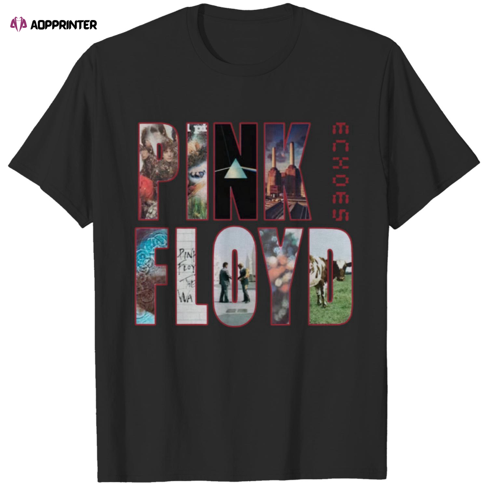 Pink Floyd Unisex Tee: Echoes Album Montage