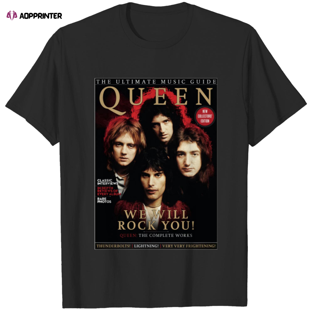 Queen Band T-shirt, Freddie Mercury Shirt