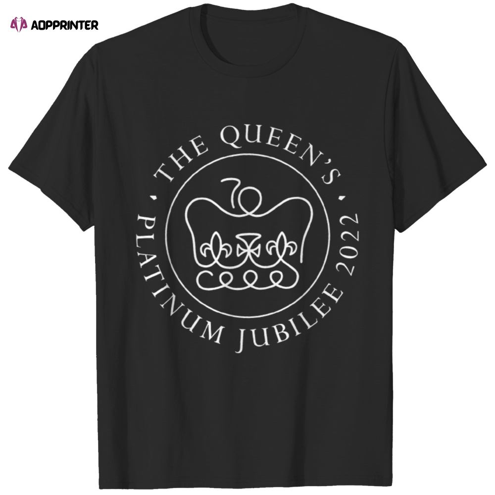 Queen Elizabeth II Platinum Jubilee 2022 CELIBRATION official Emblem T shirt Union Jack T shirt The Queen’s T shirt