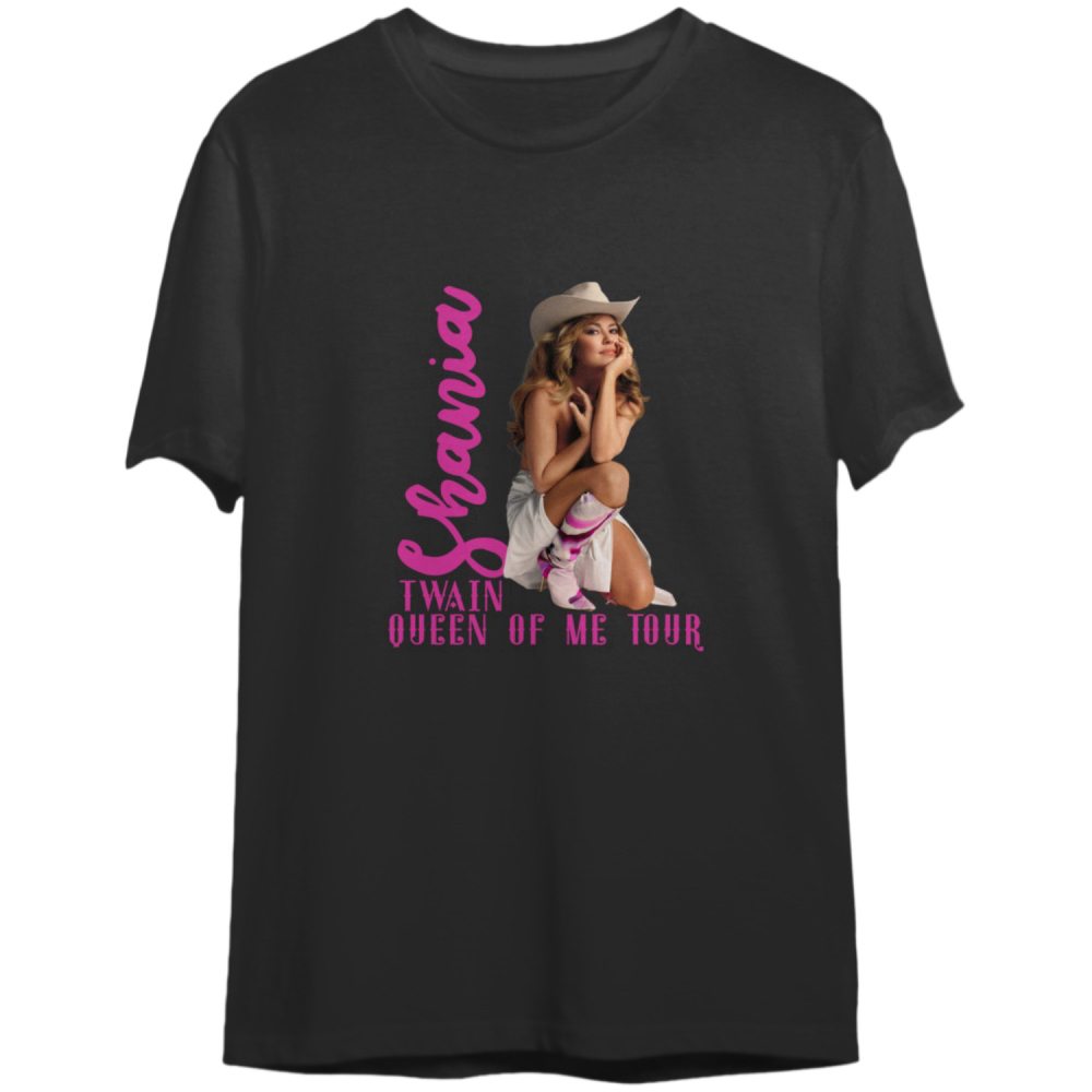 Queen Of Me Tour 2023 Shania Twain Double Sided Shirt