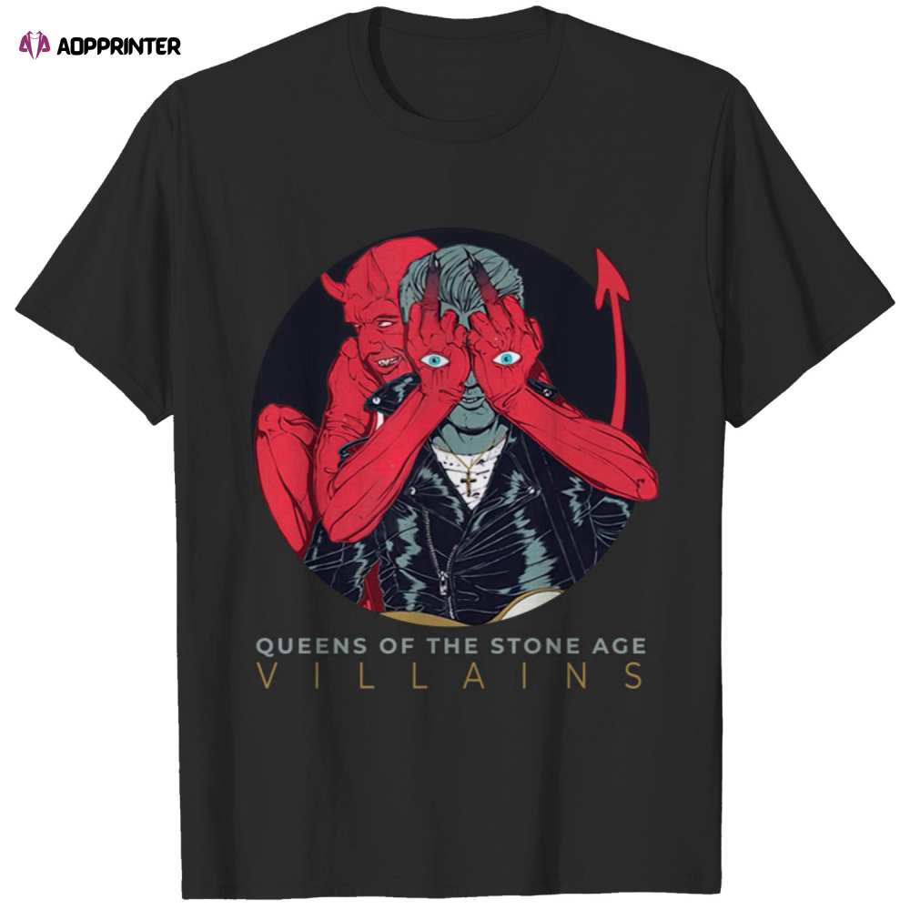 Queens Of The Stone Age Unisex T-shirt: Villains (Album)