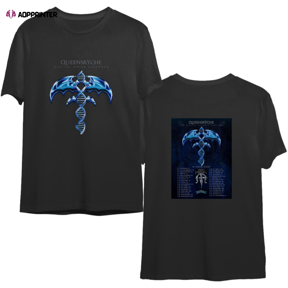 Queensryche The Digital Alliance Tour Shirt, Queensryche Tour 2023