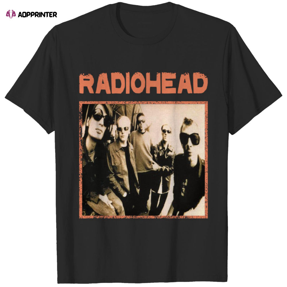 Radiohead Group Shirt Prtin Art T Shirt