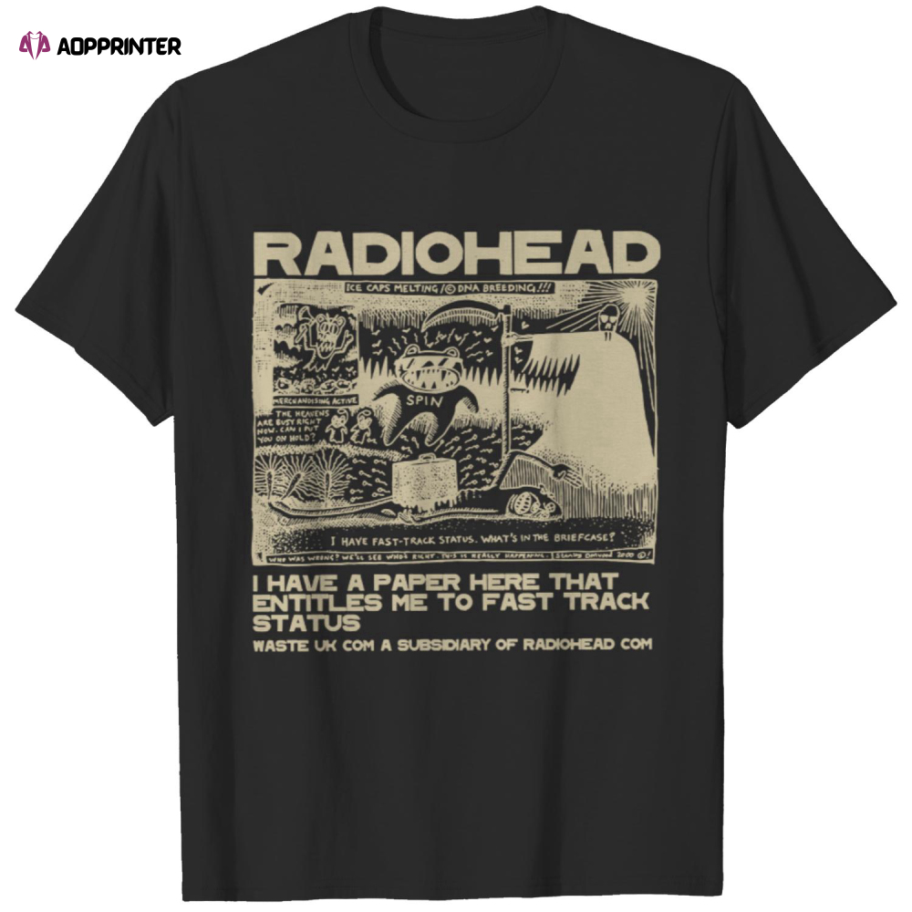 Radiohead T-Shirt, Vintage Radiohead Shirt