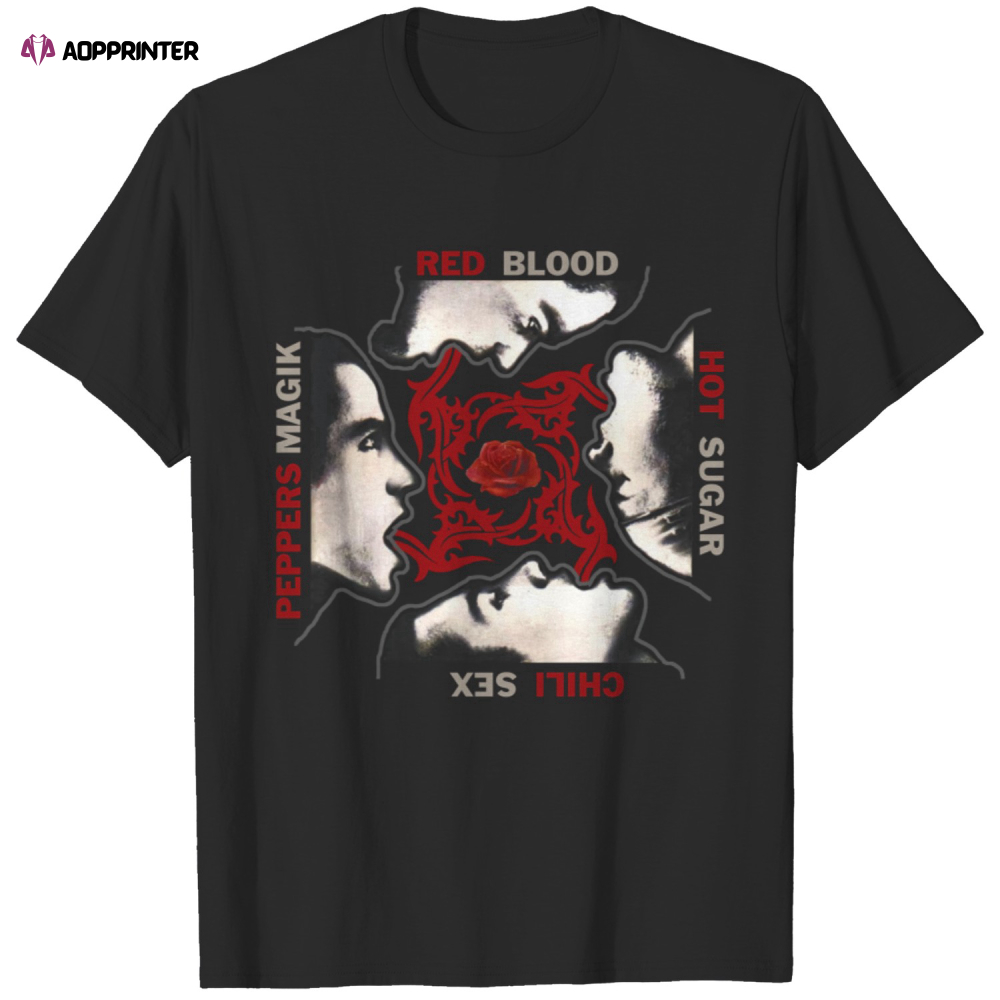 Red Hot Chili Peppers Vintage 90s shirt, RHCP Blood Sugar Sex Magik Rock Band t shirt for fans