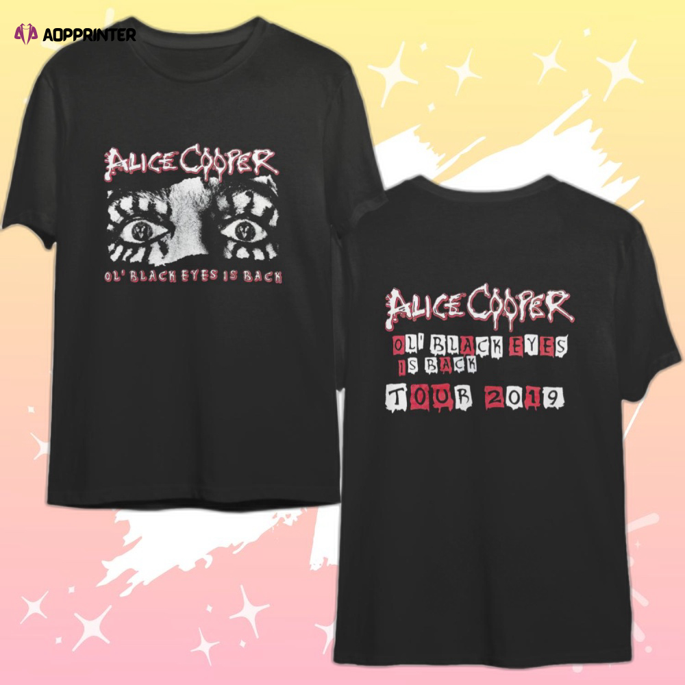 Rare Vintage Alice Cooper Tour Shirt