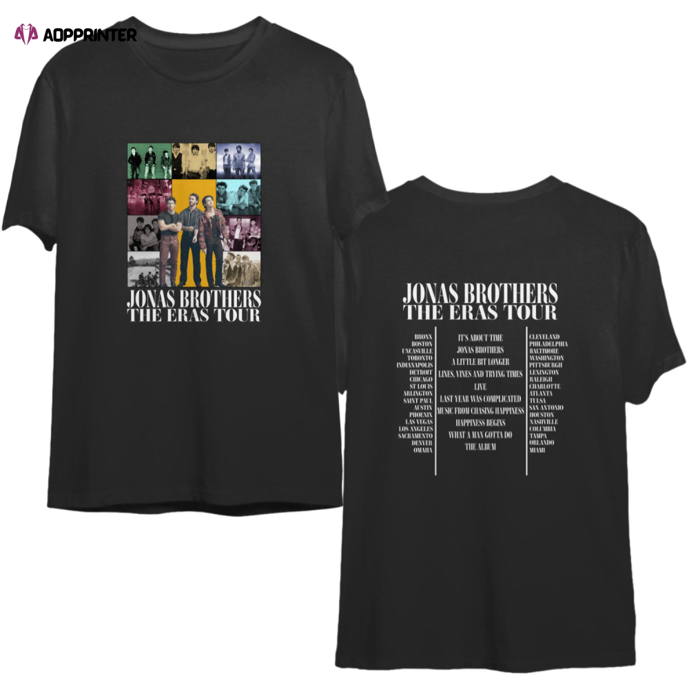 Retro Jonas Brothers The Eras Tour Shirt, Jonas Brother Merch