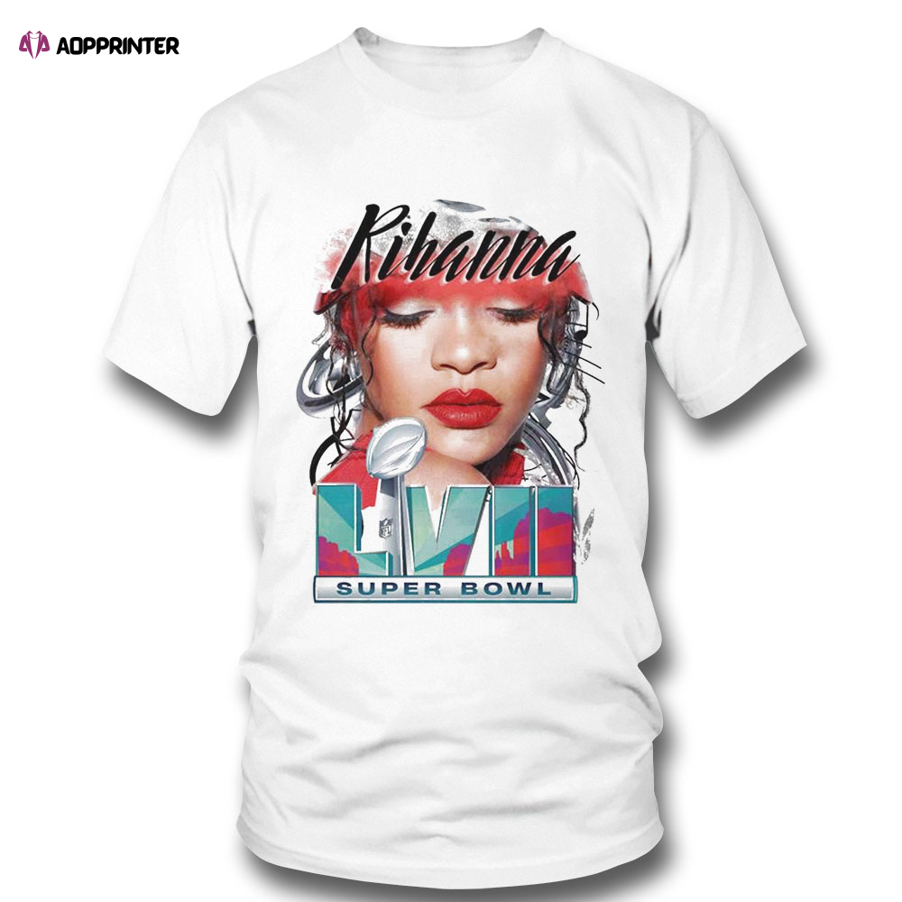 Rihanna 2023 Super Bowl Lvii Half Time Show Shirt Ladies Tee