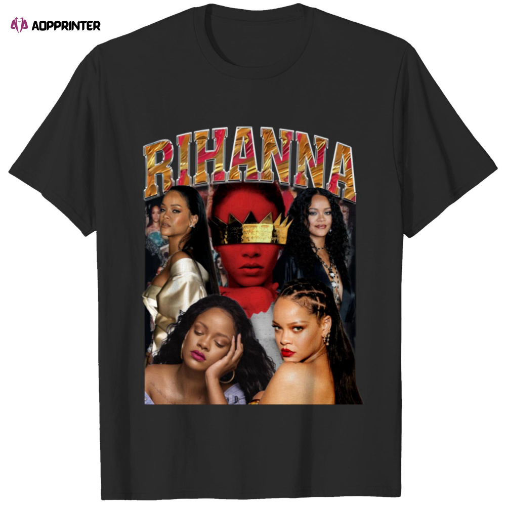 Rihanna shirt vintage 90s style shirt