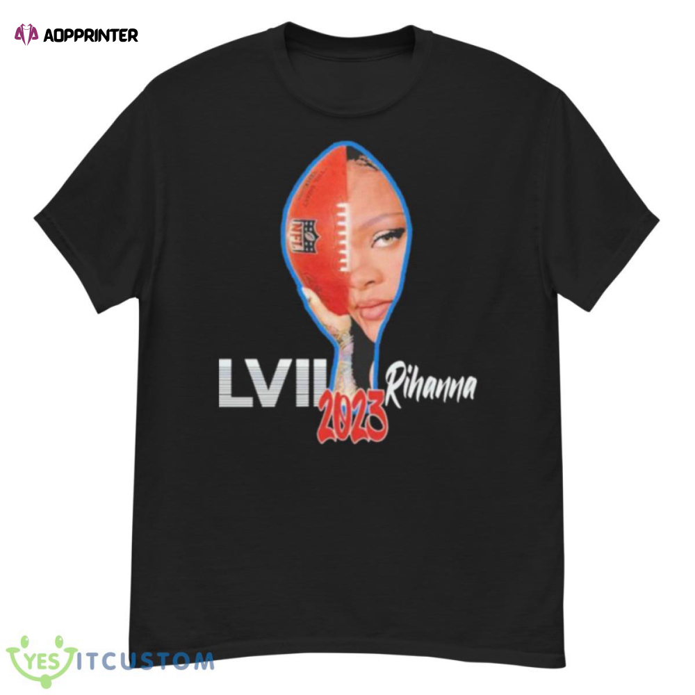Rihanna Super Bowl 2023 Halftime Show Face Shirt