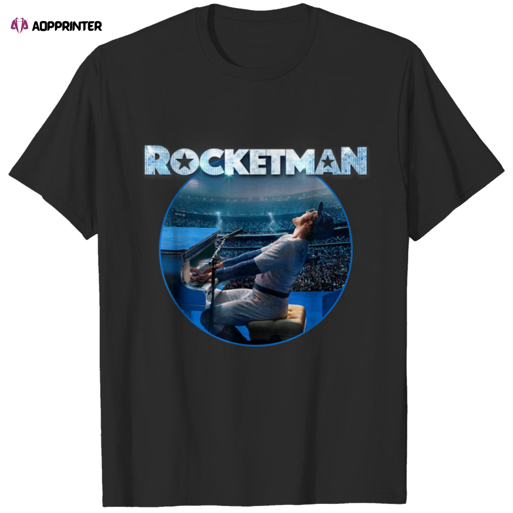 Rocketman Movie Elton John Piano T-Shirt