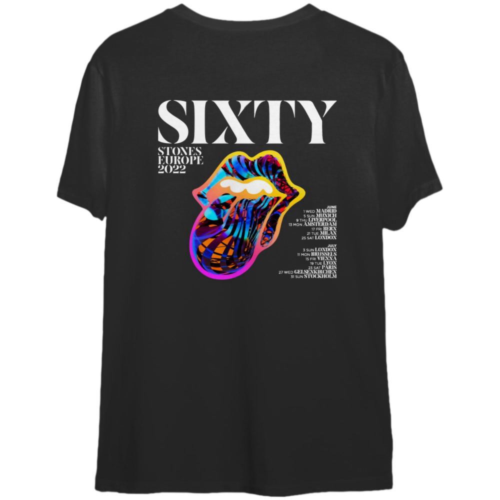 Rolling Stones 60th Anniversary 2022 Tour Shirt