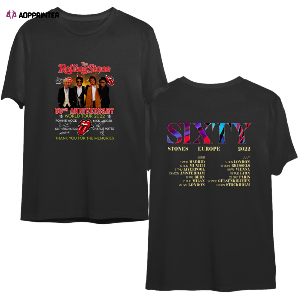 Santa The Rolling Stones Ugly Christmas T-Shirts