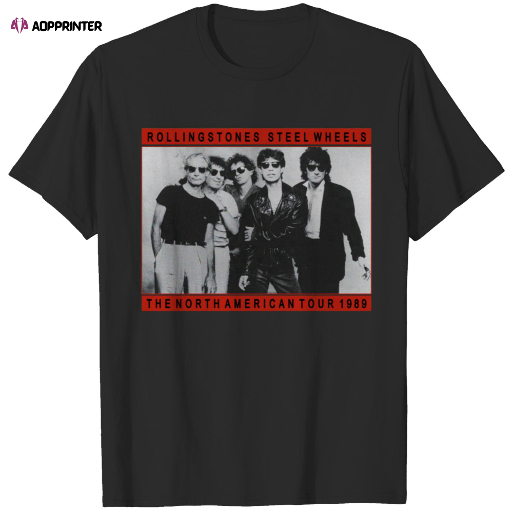Rolling Stones Steel Wheels North American Tour 1989 vintage T-Shirt