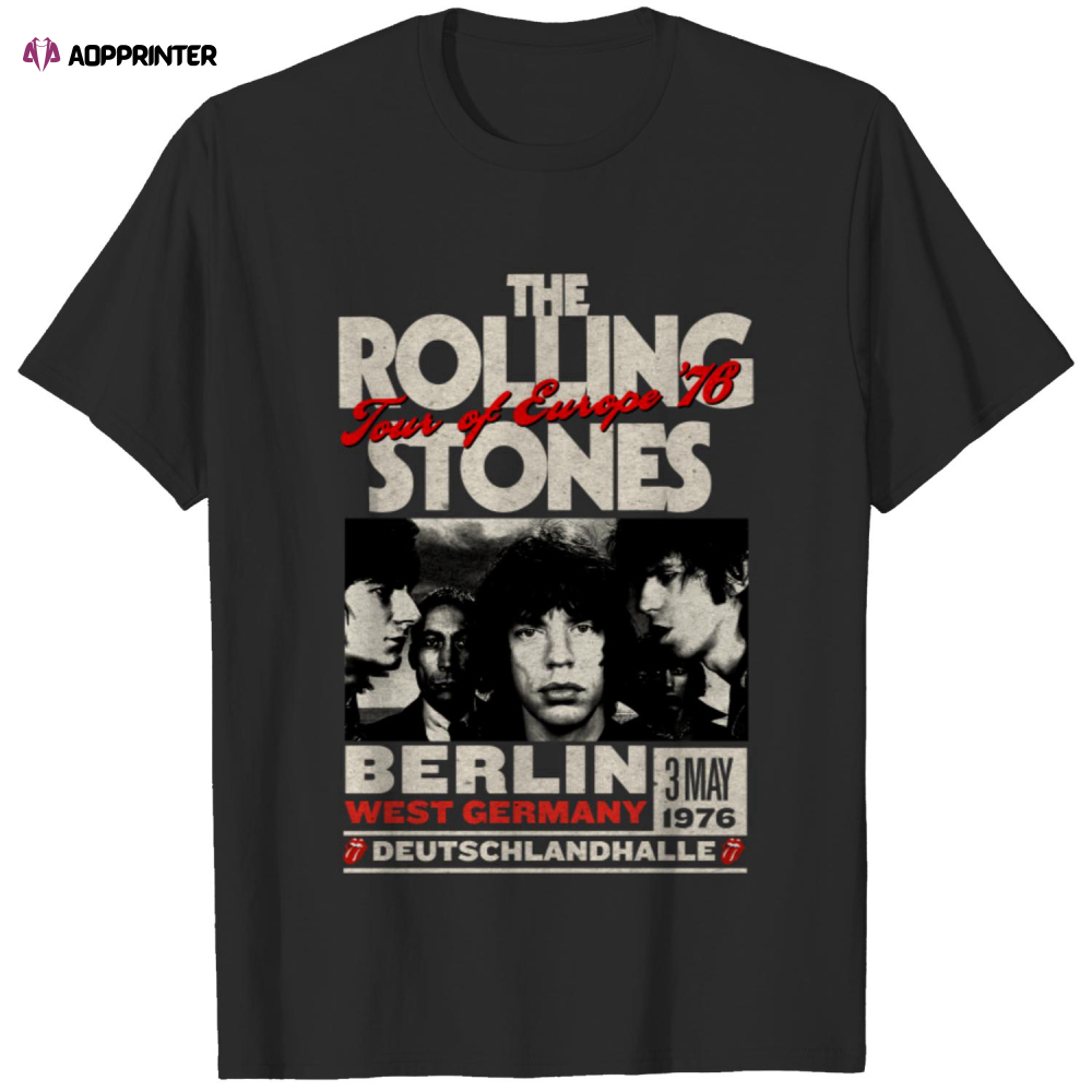 Rolling Stones Tour of Europe Print Tee