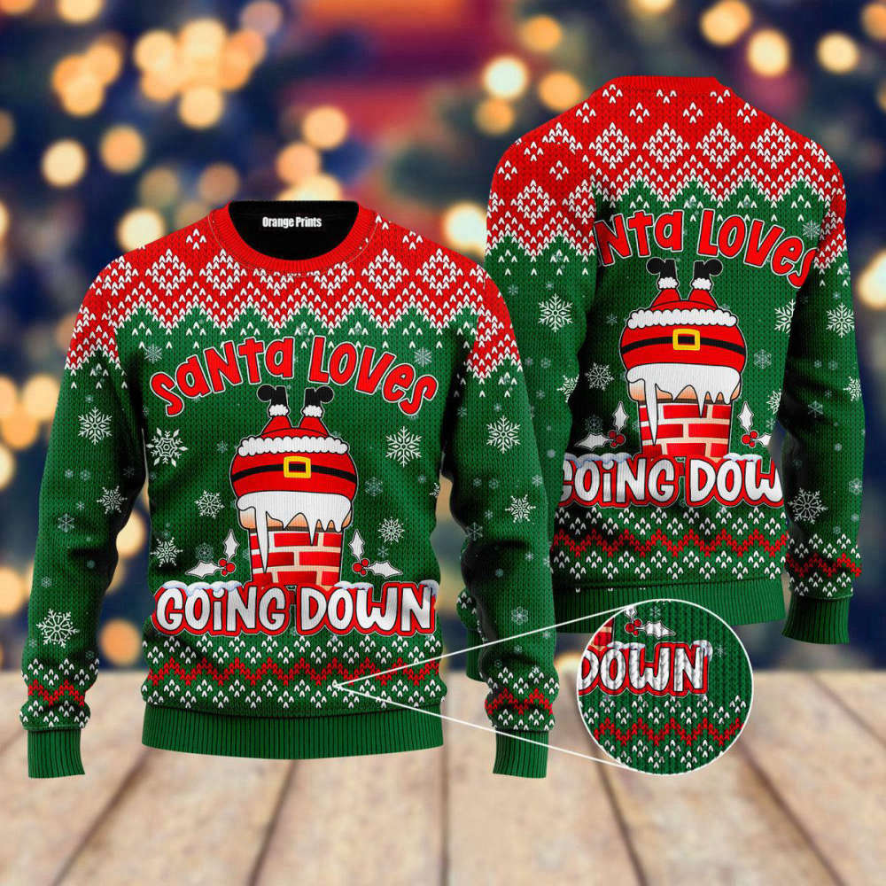 Santa s Funny Ugly Christmas Sweater: Fun for Men & Women