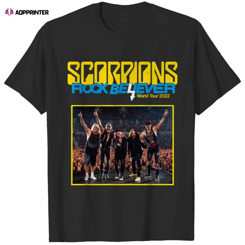 Scorpions Rock Believer 2022 World Tour T-Shirts