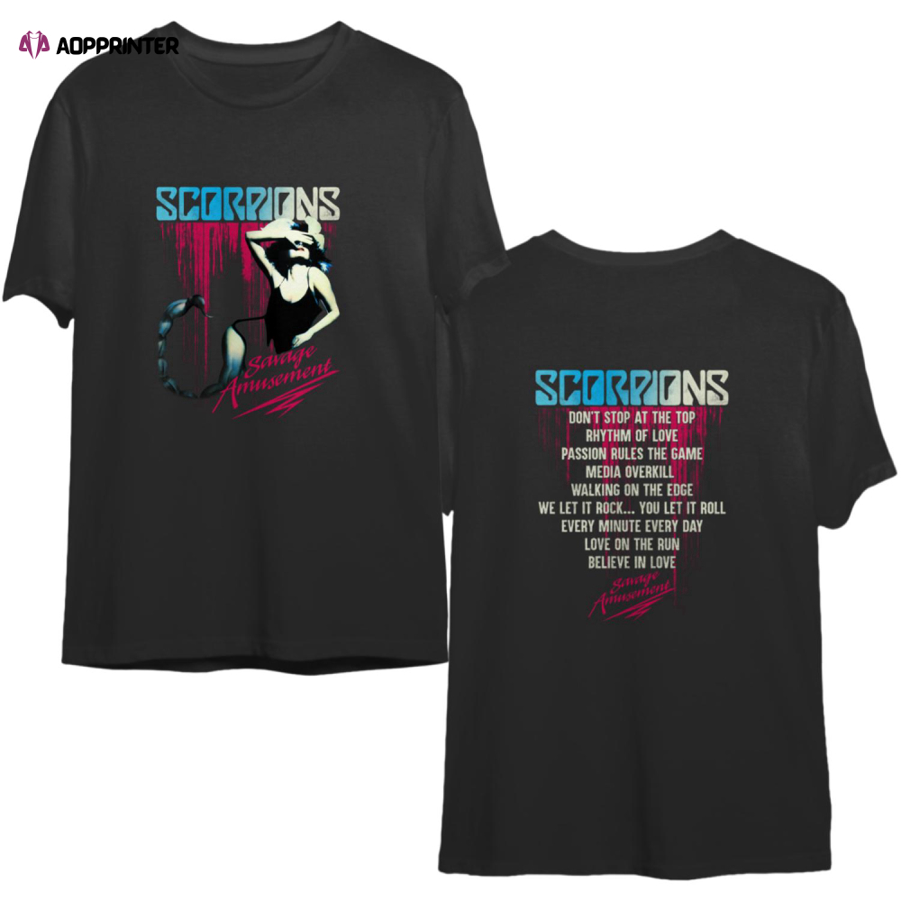 Scorpions Rock Believer 2022 World Tour T-Shirts