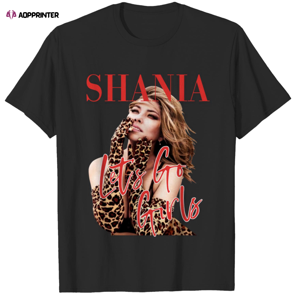 Shania Let’s Go Girls Tee, Shania Twain Tee Vintage Shirt, Music shir