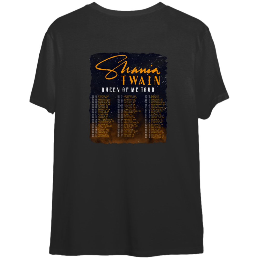 Shania Twain Queen of Me Tour 2022 2023 Shirt, Shania Twain Tour 2023 Shirt