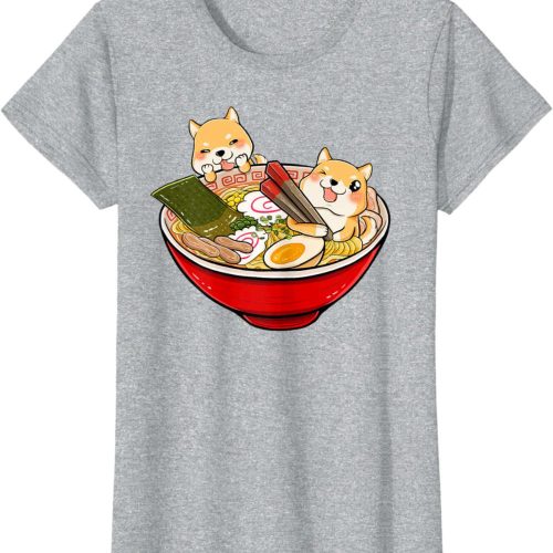 Shiba Inu Japanese Ramen T-Shirt Funny Dog Shirt