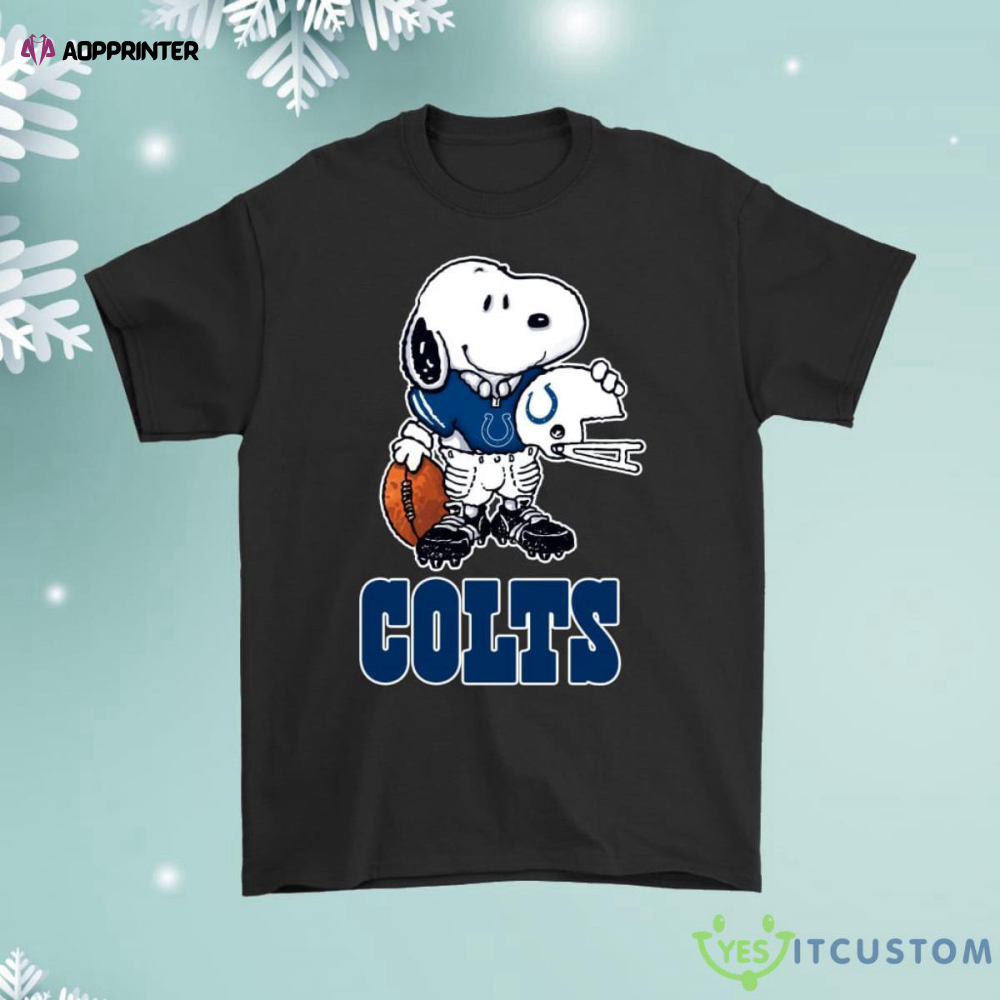 Snoopy A Strong And Proud Indianapolis Colts Player Shirt