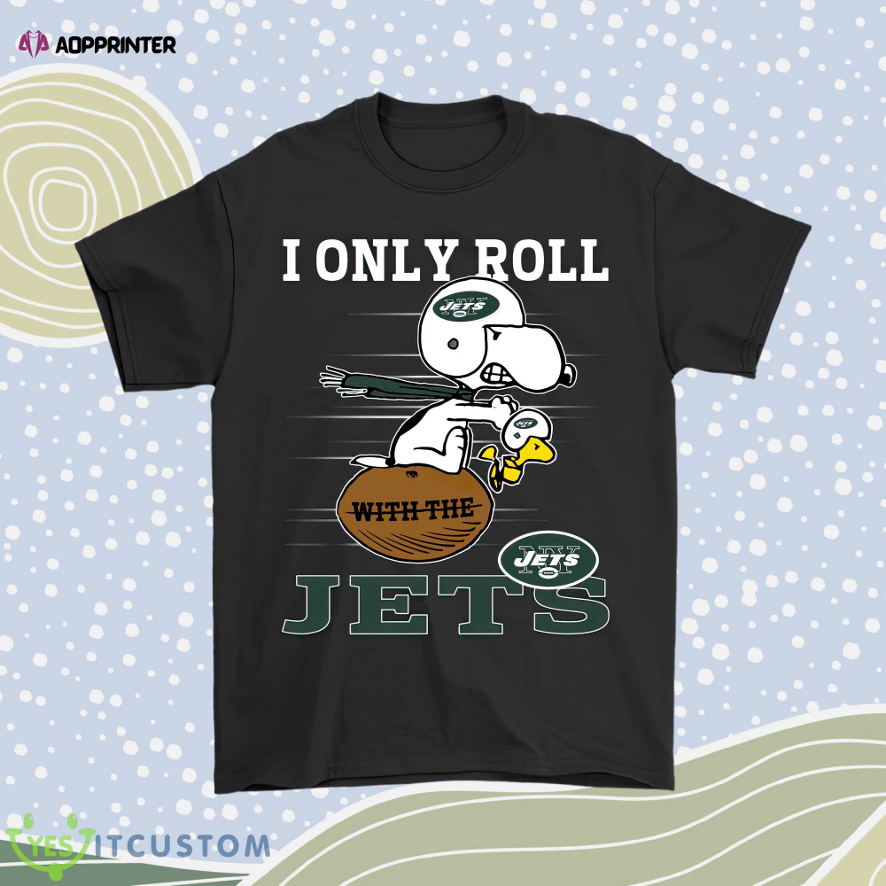 Snoopy A Strong And Proud New York Jets Player Nfl Men Women Shirt