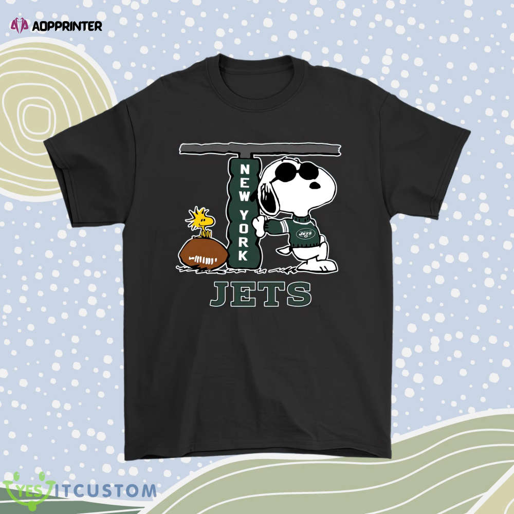 Snoopy Joe Cool And Woodstock The New York Jets Nfl Men Women Shirt